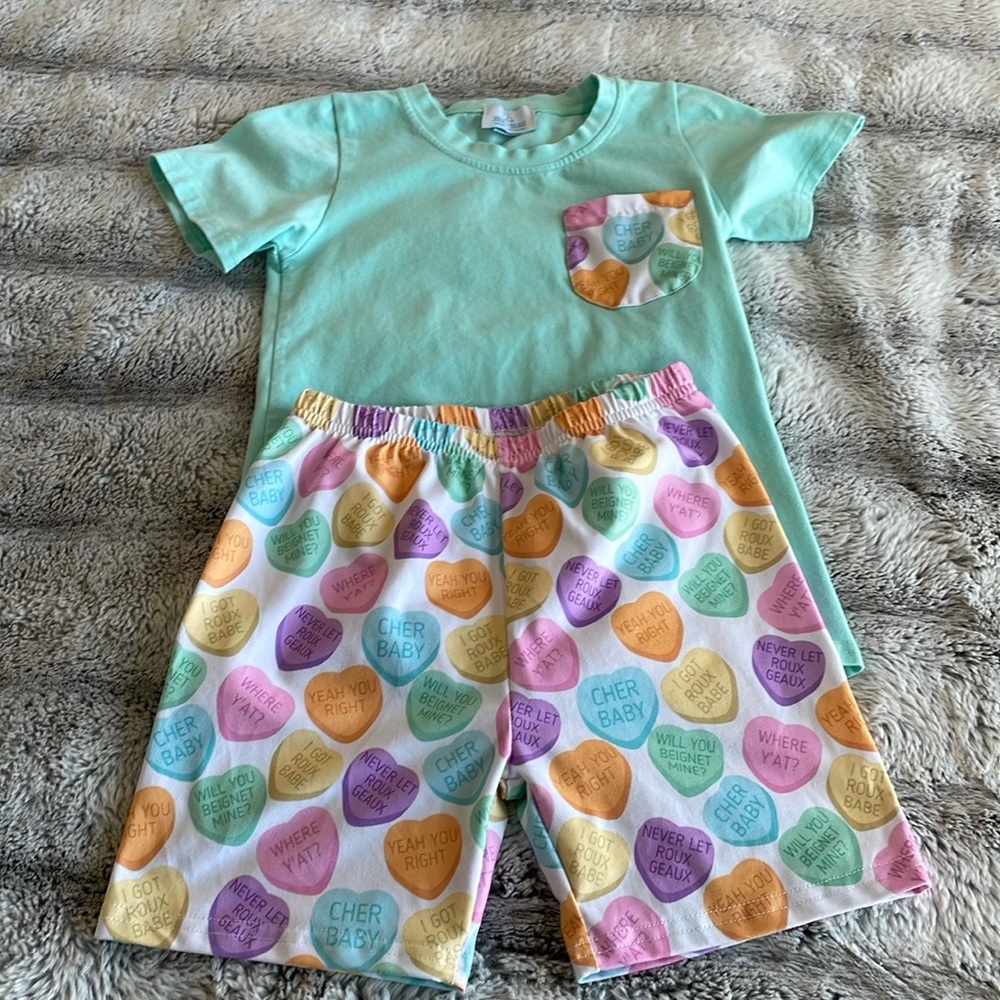 CAJUN BOYS VALENTINES DAY OUTFIT